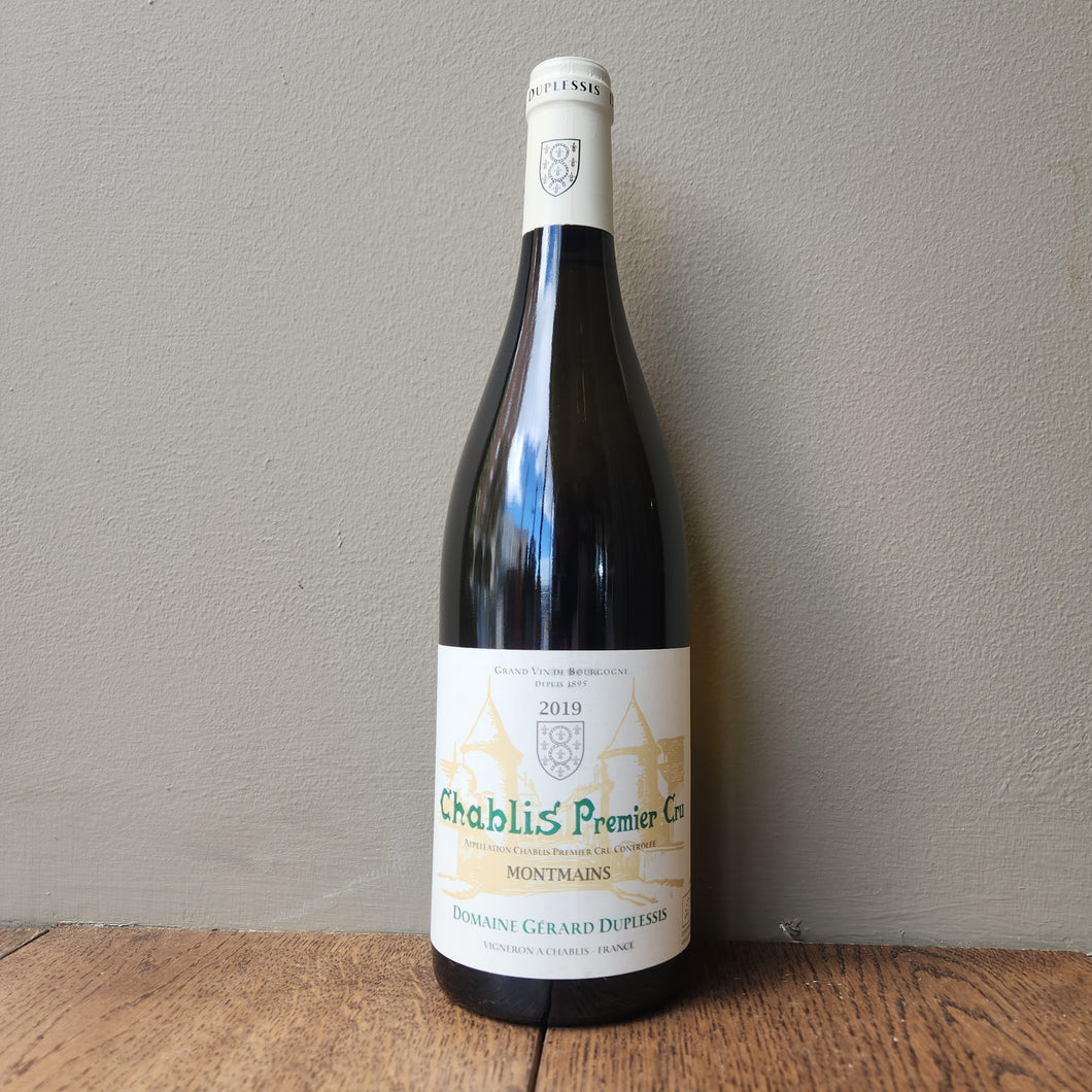 Domaine Gerard Duplessis, Montmains Premier Cru Chablis 2019