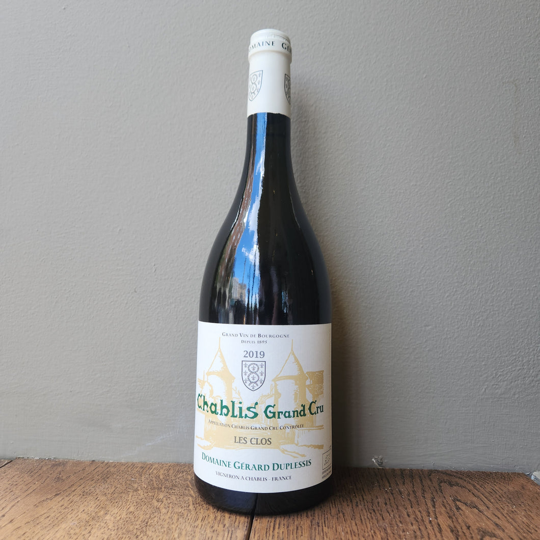 Domaine Gerard Duplessis, Les Clos 2019